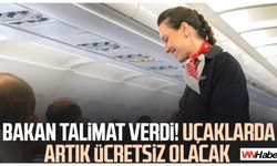 Uçakta Ücretsiz Su Dönemi Başlıyor! Bakanlıktan Havayollarına Talimat