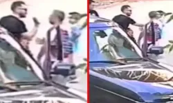 Çocuklarının Gözü Önünde Babalarına Tokat Attı!