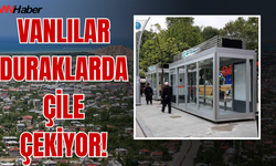 Van’da Toplu Taşıma Durakları Halk İçin Çileye Dönüştü