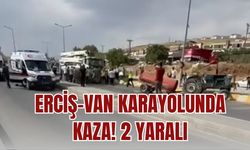 Erciş-Van Karayolunda Kaza! 2 Yaralı