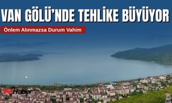 Van Gölü’ndeki Su Çekilmesi ve Kirlilik Tehlikesi Büyüyor