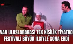 2. Van Uluslararası Tek Kişilik Tiyatro Festivali Büyük İlgiyle Sona Erdi