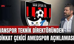 Vanspor Teknik Direktörü Hakan Kutlu’dan Çarpıcı Amedspor Açıklaması