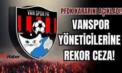 Vanspor’da Erol Temel, Gökhan Hanoğlu, Koray Kadir Tanrıverdi ve Ege Parlak’a Ceza