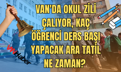 Van'da Yeni Eğitim Öğretim Yılı Yarın Başlıyor