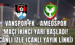 Vanspor FK – Amedspor Maçı İkinci Yarı Başladı! CANLI İZLE (Canlı Yayın Linki)