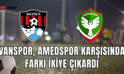 Vanspor, Amedspor Karşısında Farkı İkiye Çıkardı