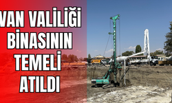 Edremit'te Yeni Van Valilik Binasının Temeli Atıldı