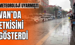 Van’da Kuvvetli Rüzgâr ve Sağanak Yağış Hayatı Olumsuz Etkiledi