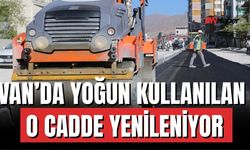 Van’da Mareşal Fevzi Çakmak Caddesi Yenileniyor