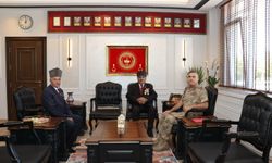Van İl Jandarma Komutanı Tuğgeneral Mücahit Avkıran’a Ziyaret