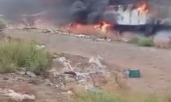 Hatay’da Şantiye Alanında Yangın: Konteyner Yatakhane Küle Döndü