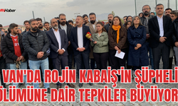 Van'da Rojin Kabaiş'in Şüpheli Ölümüne Dair Tepkiler Büyüyor!