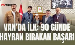 Van’da Hafızlıkta Rekor: Davut Yurdakul 3 Ayda Tamamladı