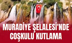 JAK Timleri Muradiye Şelalesi'nde Türk Bayrağı Açtı