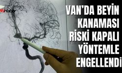 Van'da Beyin Anevrizması Ameliyatsız Yöntemle Tedavi Edildi