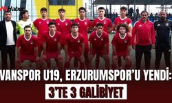 Vanspor U19, Erzurumspor’u Yendi: 3’te 3 Galibiyet