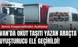 Van Servis Kooperatifi Başkanı Mümtaz Atacan Açıklama: Bizimle Alakası Yok!