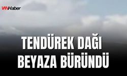 Tendürek Dağı Beyaza Büründü