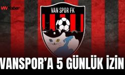 Vanspor FK’dan Milli Arada 5 Günlük İzin Açıklaması