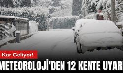 Kar Geliyor! Meteoroloji'den 12 Kente Uyarı