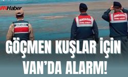Van Jandarmasından Erçek Gölü'nde Flamingo Nöbeti