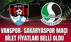 Vanspor- Sakaryaspor Maçı Bilet Fiyatları Belli Oldu