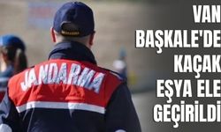 Van Başkale'de Kaçak Eşya Ele Geçirildi