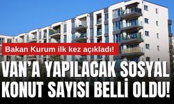 Bakan Kurum İlk Kez Açıkladı! Van’a Yapılacak Sosyal Konut Sayısı Belli Oldu!
