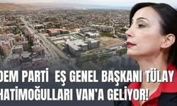 DEM Parti Eş Genel Başkanı Tülay Hatimoğulları Van’a geliyor!