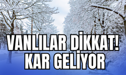 Vanlılar dikkat! Güneşli günler bitiyor, kar geliyor ( 1 Kasım-30 Kasım 2025)