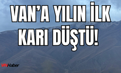 Van Artos Dağına İlk Kar Düştü!