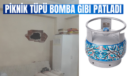 Apartmanda piknik tüpü bomba gibi patladı! Yaralı var!