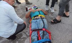 Motosiklet sulama kanalına düştü: 2 yaralı