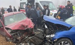 Malatya Akçadağ’da iki otomobil kafa kafaya çarpıştı: 5 yaralı