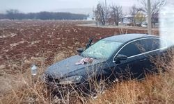 Malatya’da otomobil tarlaya uçtu: 4 yaralı