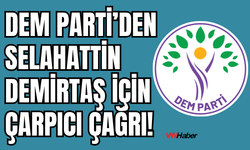 DEM Parti’den Selahattin Demirtaş İçin Çağrı!