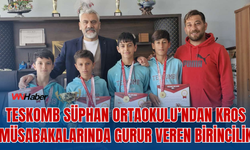TESKOMB Süphan Ortaokulu’ndan Kros Müsabakalarında Gurur Veren Birincilik!