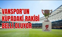 Vanspor’un kupadaki rakibi bugün belli olacak