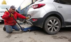 Van’da oto lastikçilerde yoğunluk