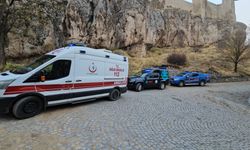 Kalede  Dehşet Anları: Kadın 50 Metreden Düştü!