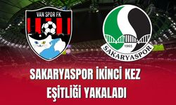 Sakaryaspor İkinci Kez Eşitliği Yakaladı