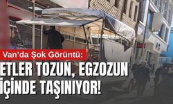 Van’da Şok Görüntü: Etler Tozun, Egzozun İçinde Taşınıyor!