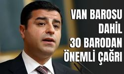 Van Barosu Dahil 30 Barodan Ortak Çağrı: "AİHM Kararları Derhal Uygulansın"