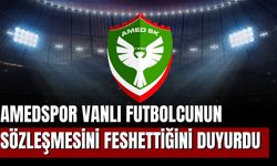 Amedspor Vanlı futbolcu Oktay Aydın’ın sözleşmesini feshettiğini duyurdu