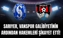 Sarıyer, Vanspor Galibiyetinin Ardından Hakemleri Şikayet Etti!