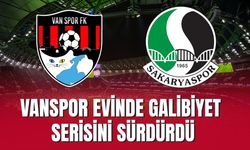 Vanspor Evinde Galibiyet Serisini Sürdürdü
