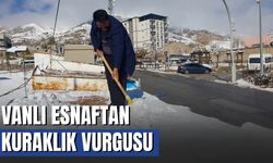 Vanlı Esnaftan Kuraklık Vurgusu