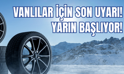 Vanlılar Dikkat! Kış Lastiği Zorunluluğu Yarın Başlıyor
