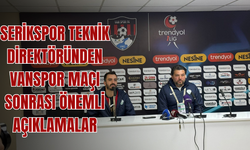 Serikspor Teknik Direktöründen Vanspor Maçı Sonrası Çarpıcı Açıklamalar
